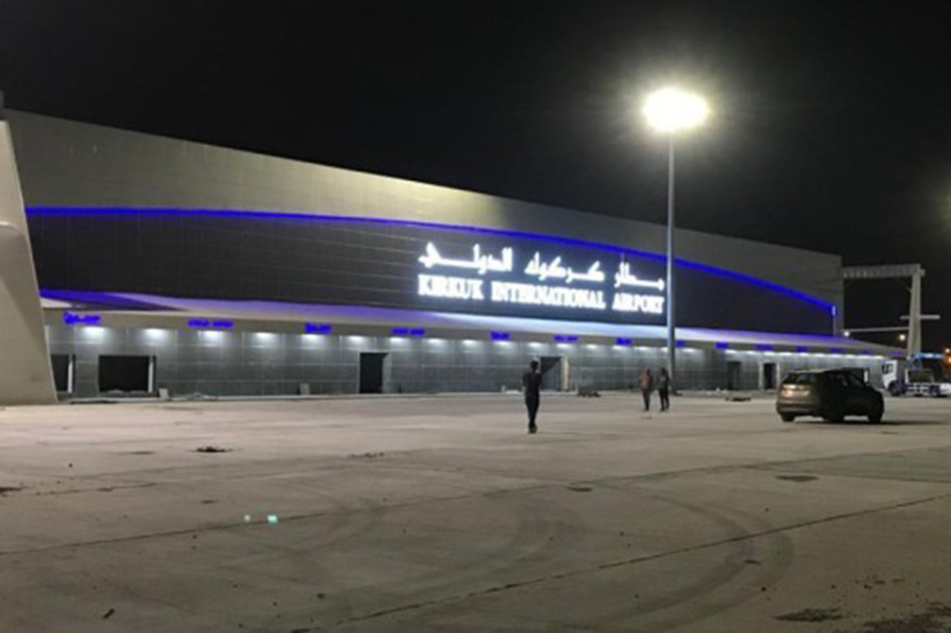 Irak'ta 4 yıl sonra Kerkük Havalimanı'nda gece uçuşları başladı