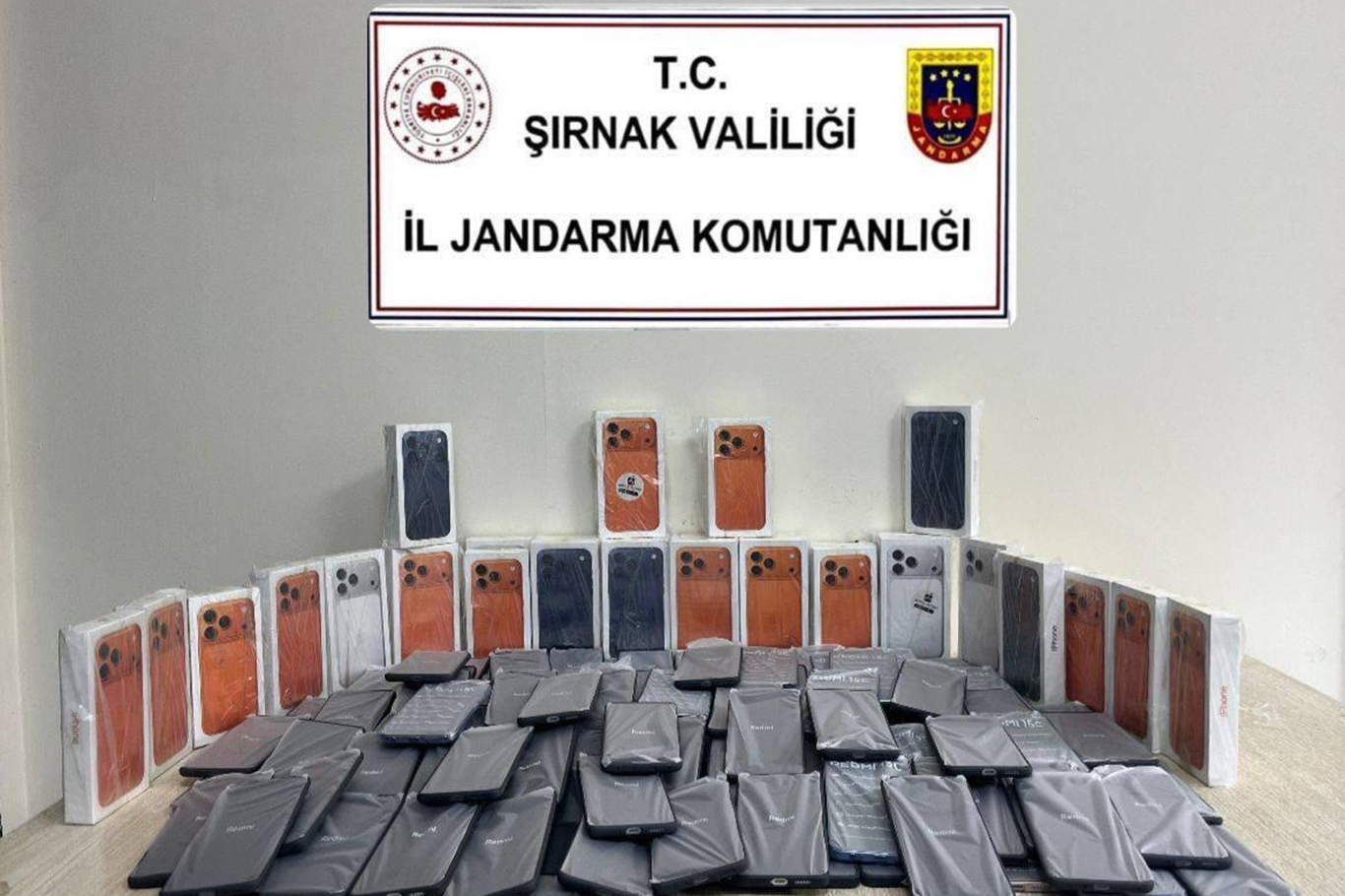 Şırnak'ta 13,7 milyon lira değerinde kaçak ürün ele geçirildi 