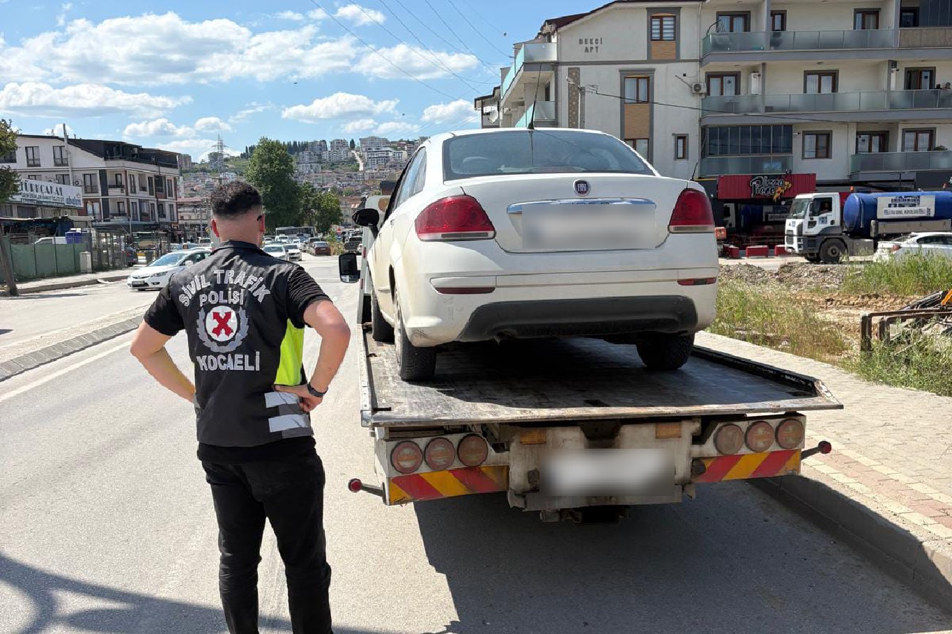 Korsan taşımacılık yapan sürücüye 100 bin lira ceza