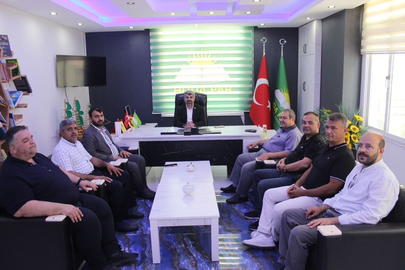 MİL-SEN İl Başkanlarından HÜDA PAR Milletvekili Dinç'e ziyaret