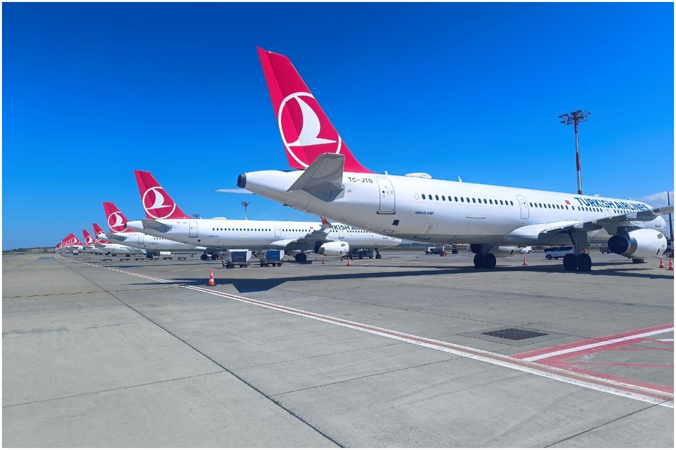 Hava yolu yolcu sayısı 5 ayda Türkiye nüfusunu aştı