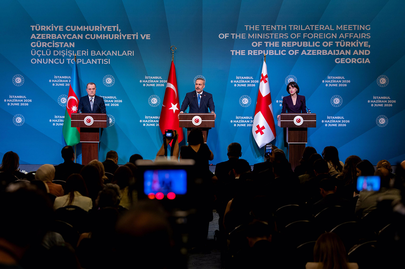 Türkiye-Azerbaycan-Gürcistan arasında İstanbul Bildirgesi imzalandı