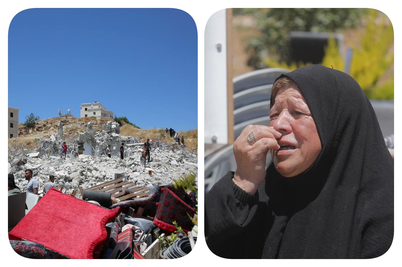 İşgalciler Filistinlilere ait 8 evi yerle bir etti, onlarcası sırada