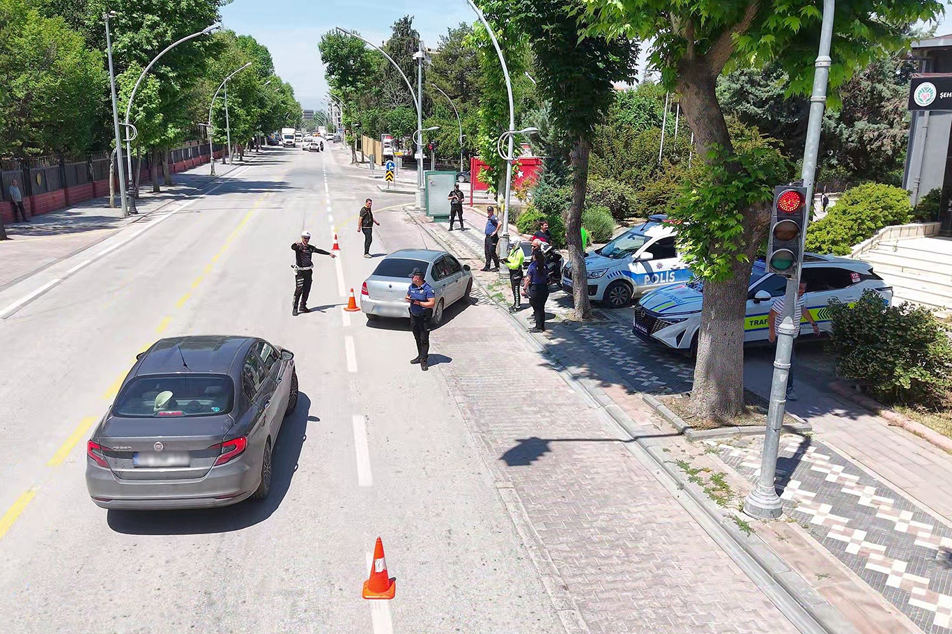 Malatya'da çeşitli ihlallerde bulunan 54 araca para cezası kesildi