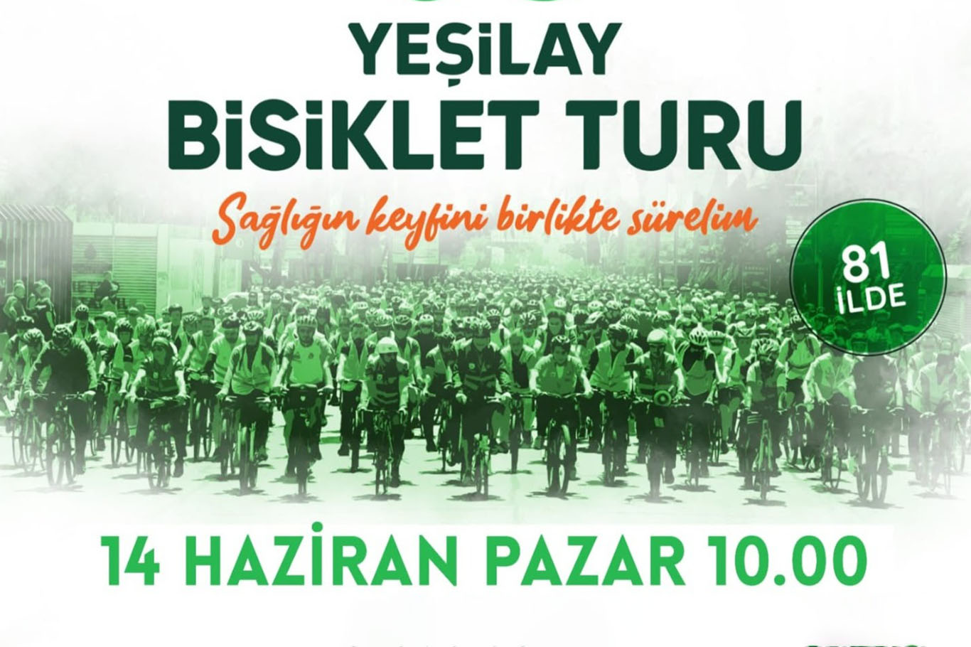 Malatya'da 13. Geleneksel Yeşilay Bisiklet Turu düzenlenecek