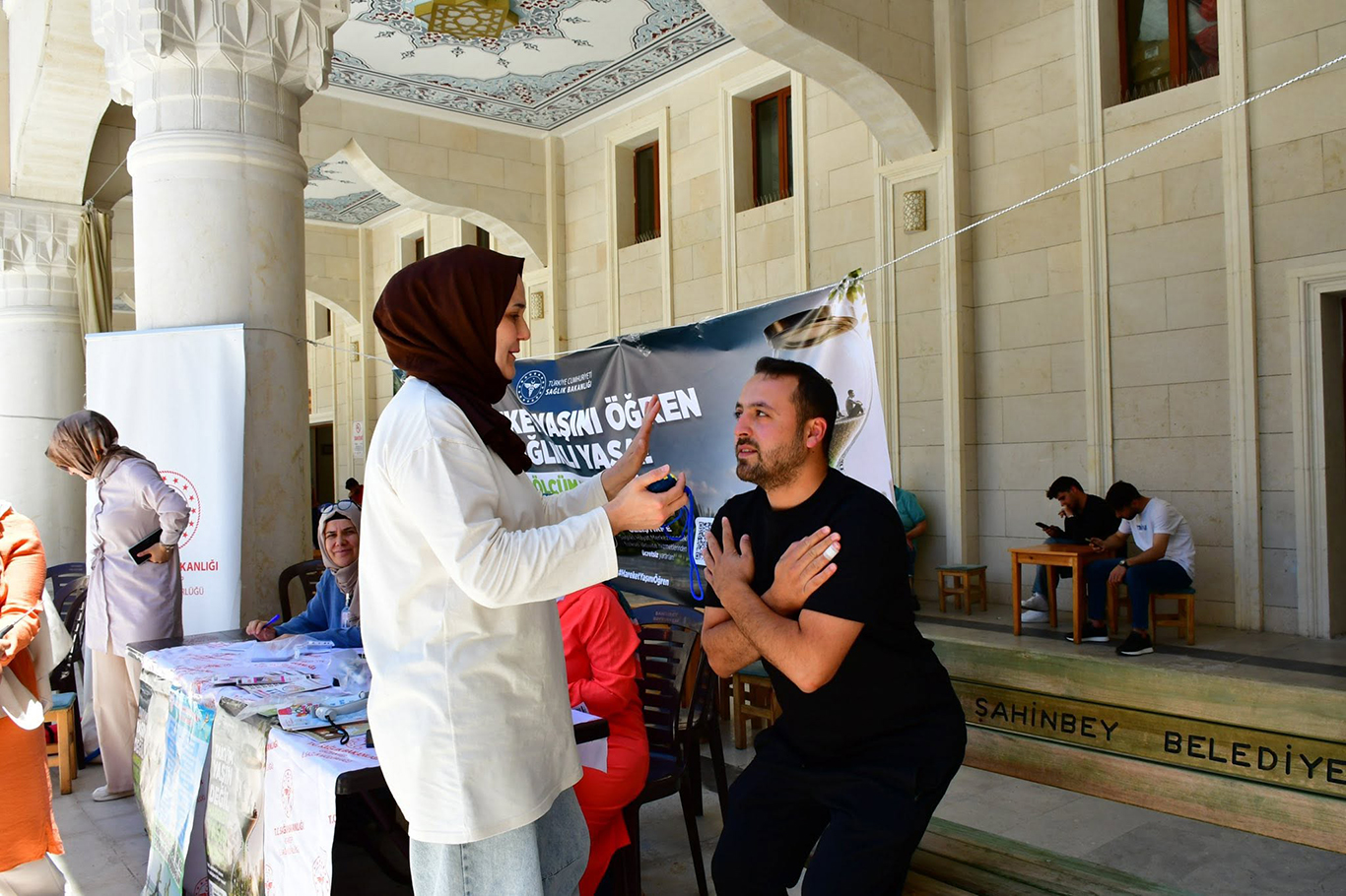 Gaziantep'te "Hareket Yaşını Öğren" kampanyası kapsamında farkındalık etkinliği