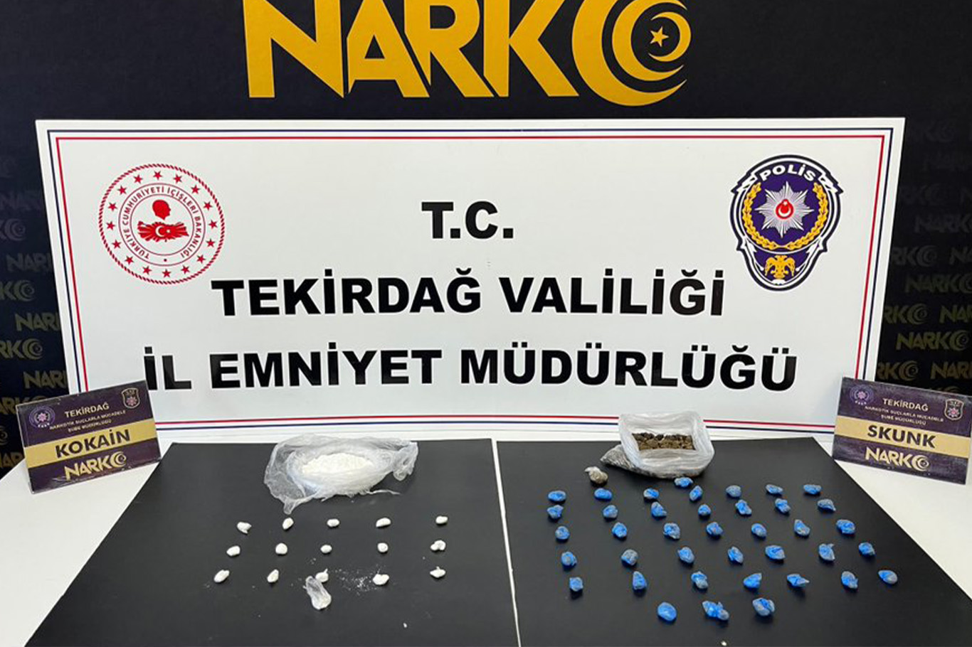 Tekirdağ’da bir haftada 103 kişiye uyuşturucu işlemi: 8 tutuklama