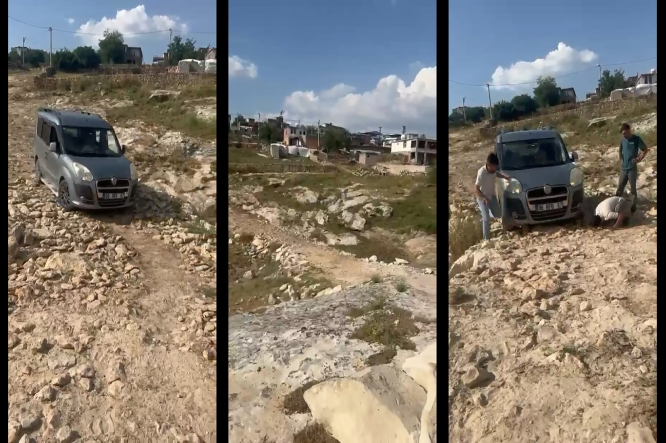 Yıllardır yapılmayan mezra yolu vatandaşları mağdur ediyor