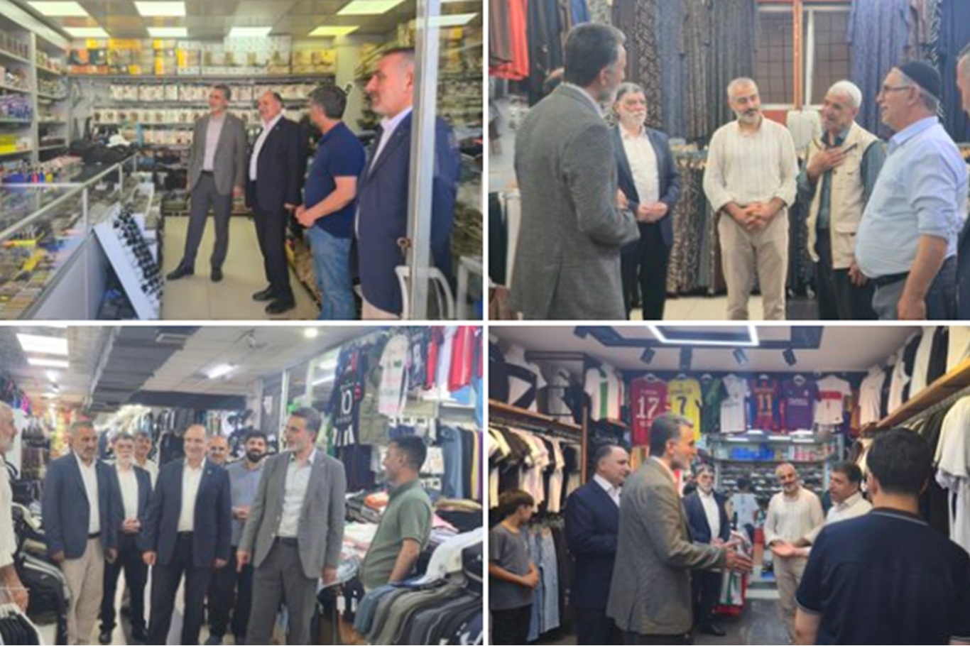 HÜDA PAR Genel Başkan Yardımcısı Emiroğlu’ndan Bingöl esnafına ziyaret