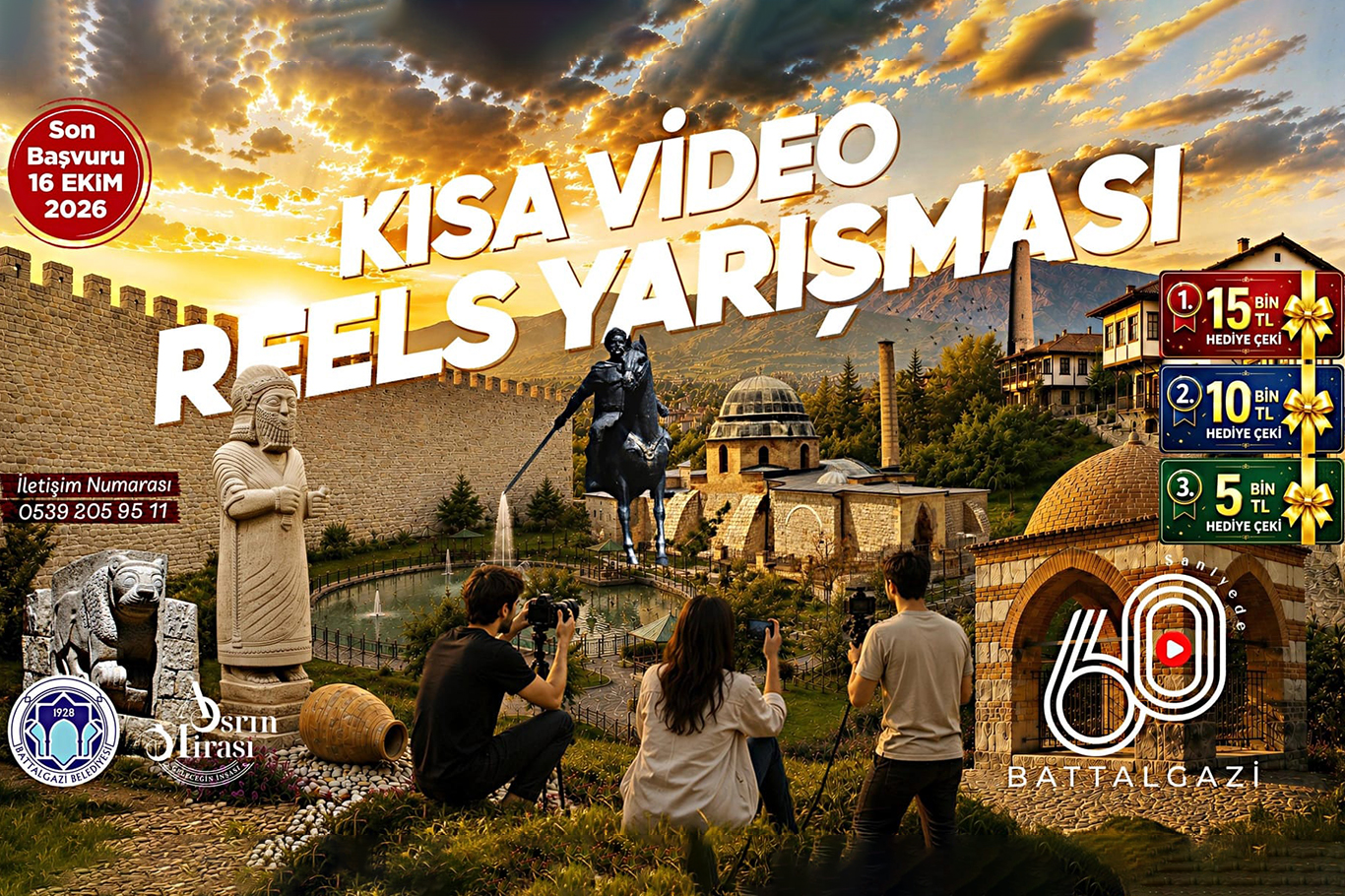 Battalgazi Belediyesinden "60 Saniyede Battalgazi" kısa video yarışması