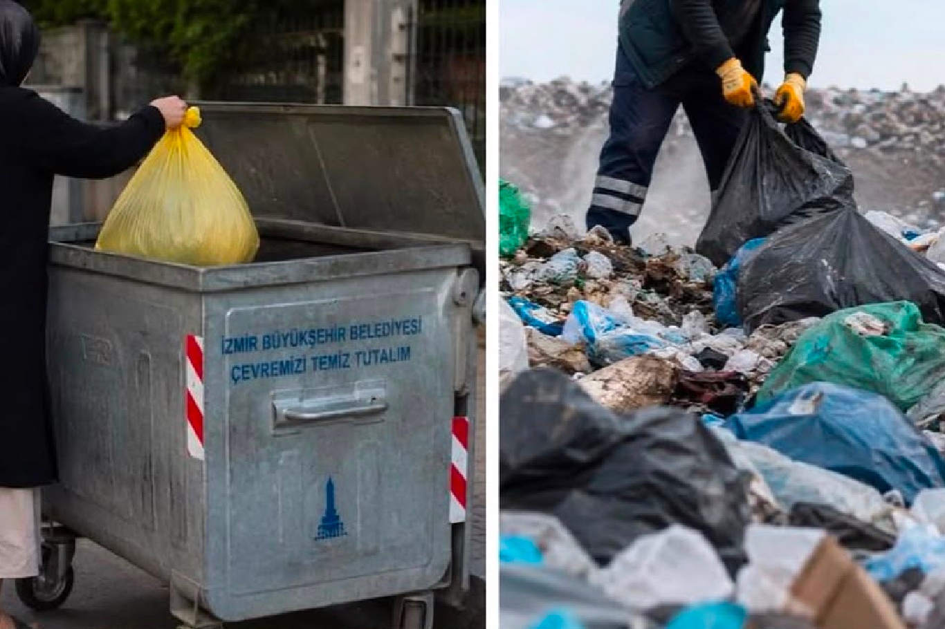 İzmir’de çöp sanılıp atılan 400 bin lira güvenlik kameralarıyla bulundu