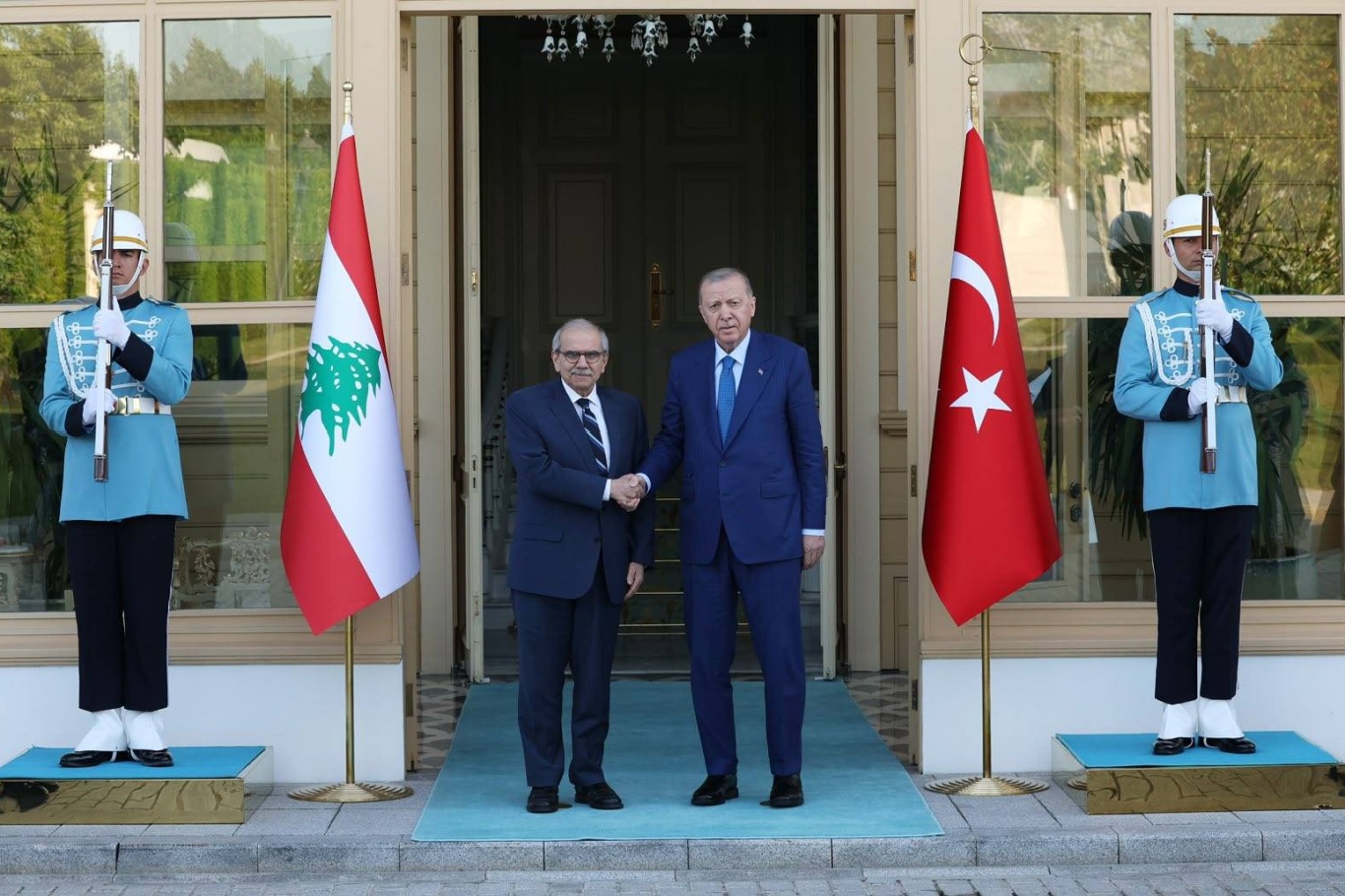 Cumhurbaşkanı Erdoğan, Lübnan Başbakanı Salam'ı kabul etti