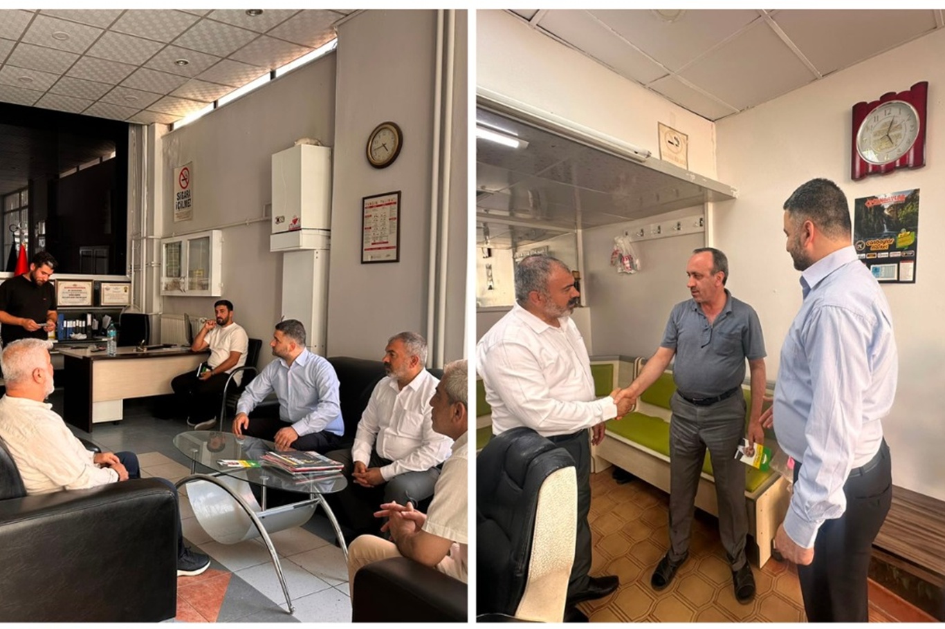 HÜDA PAR Malatya İl Başkanlığından Battalgazi'de esnaf ziyareti