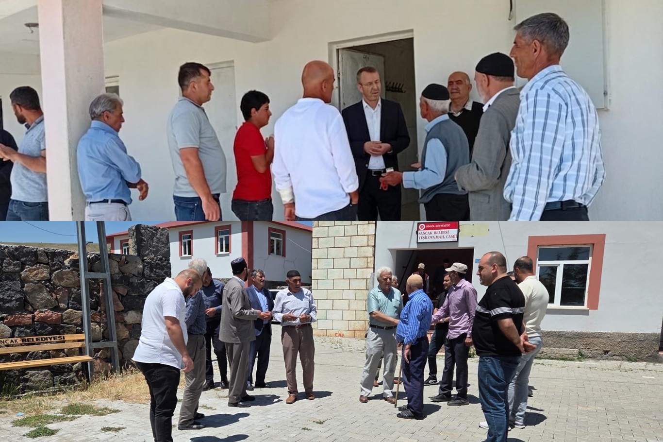HÜDA PAR heyetinden Sancak beldesine bağlı köylere ziyaret