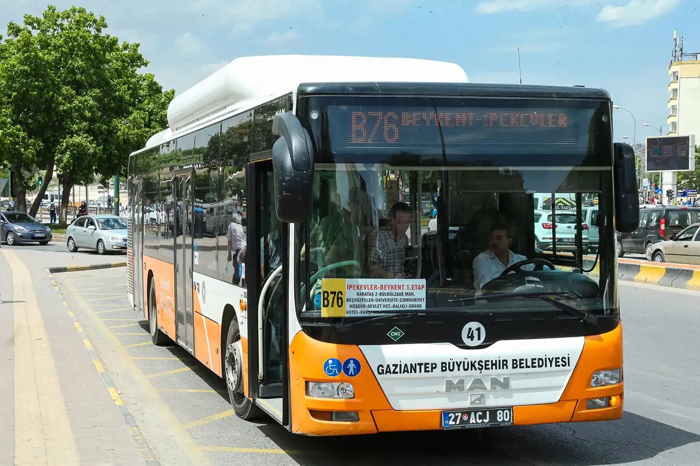 Gaziantep'te 15 Temmuz'da toplu taşıma ücretsiz olacak
