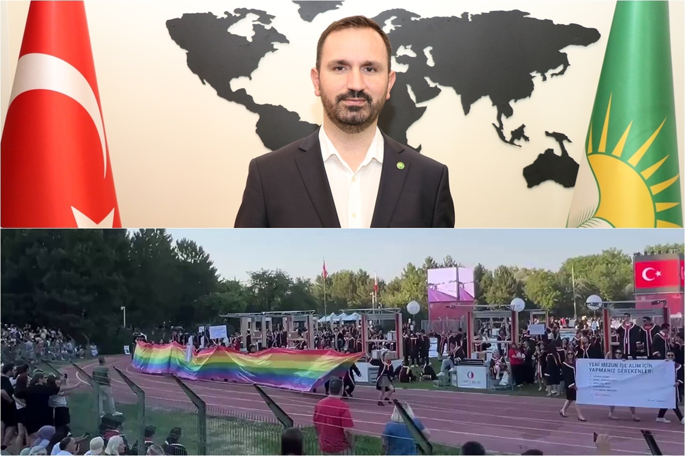 HÜDA PAR Ankara İl Başkanı Karaarslan'dan ODTÜ'deki LGBT bayrağı provokasyonuna tepki