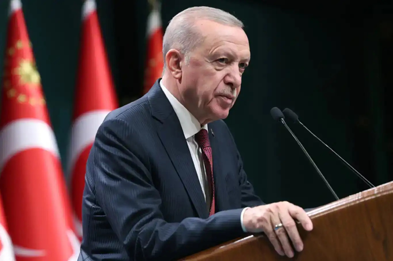 Cumhurbaşkanı Erdoğan, Letonya Cumhurbaşkanı Rinkevics ile görüştü