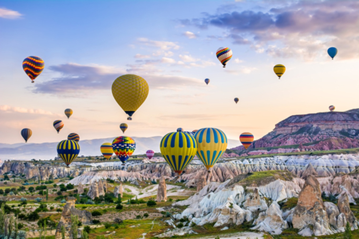 Kapadokya'da balon turları rekor kırdı
