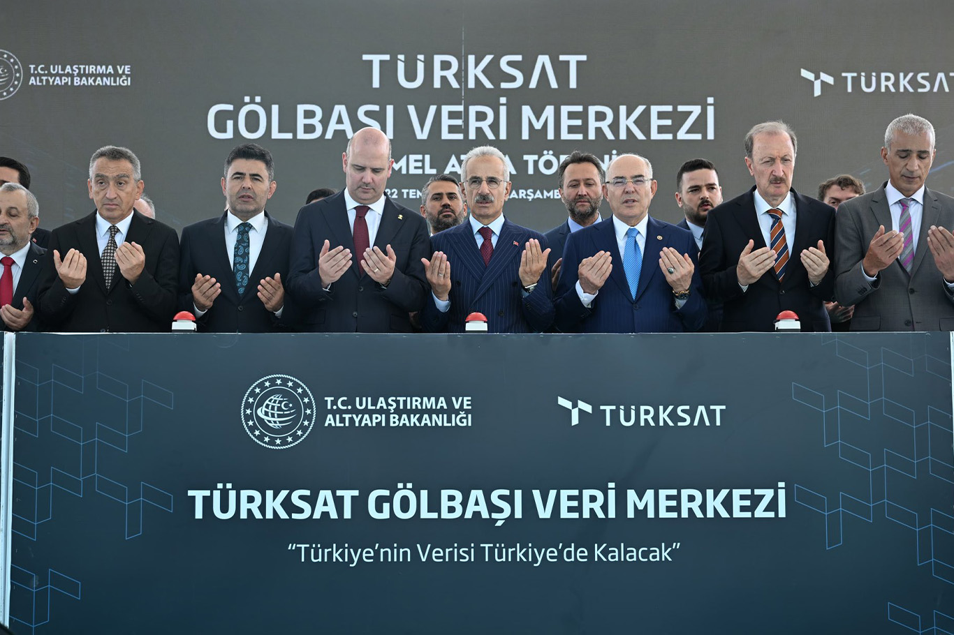 Türksat Gölbaşı Veri Merkezi'nin temeli atıldı
