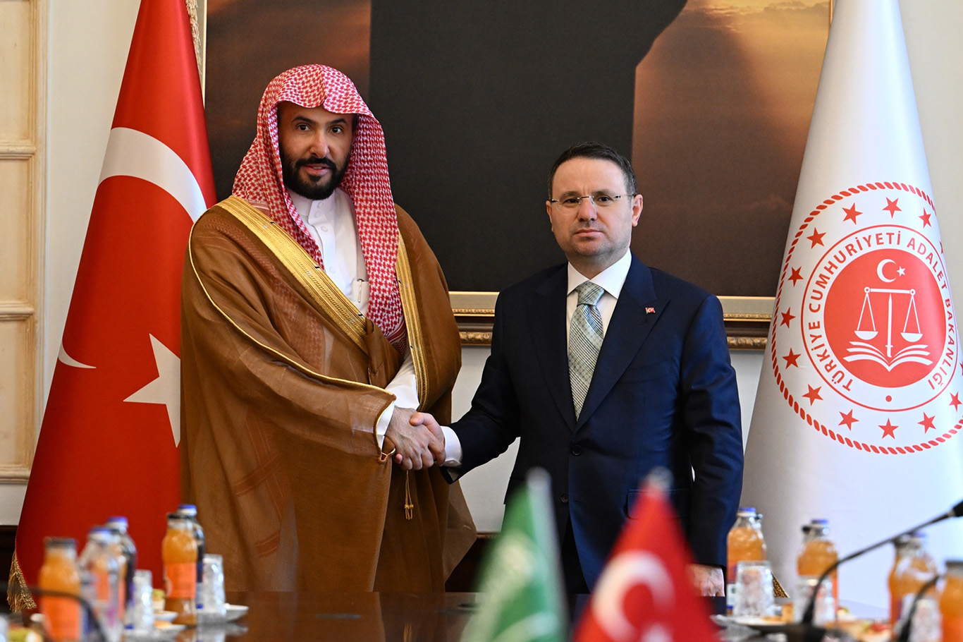 Türkiye ile Suudi Arabistan arasında adalet alanında iş birliği ele alındı