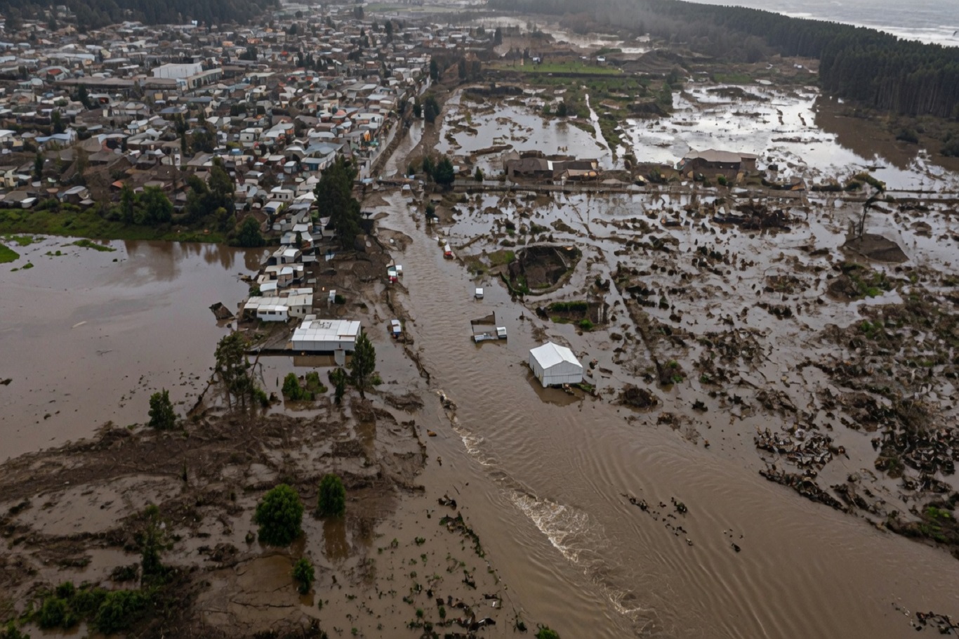 El Nino'nun etkisi Şili'yi vurdu: On binlerce kişi sel nedeniyle ulaşılamıyor