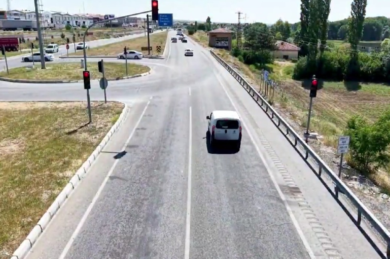 Yozgat'ta drone destekli trafik denetimi yapıldı