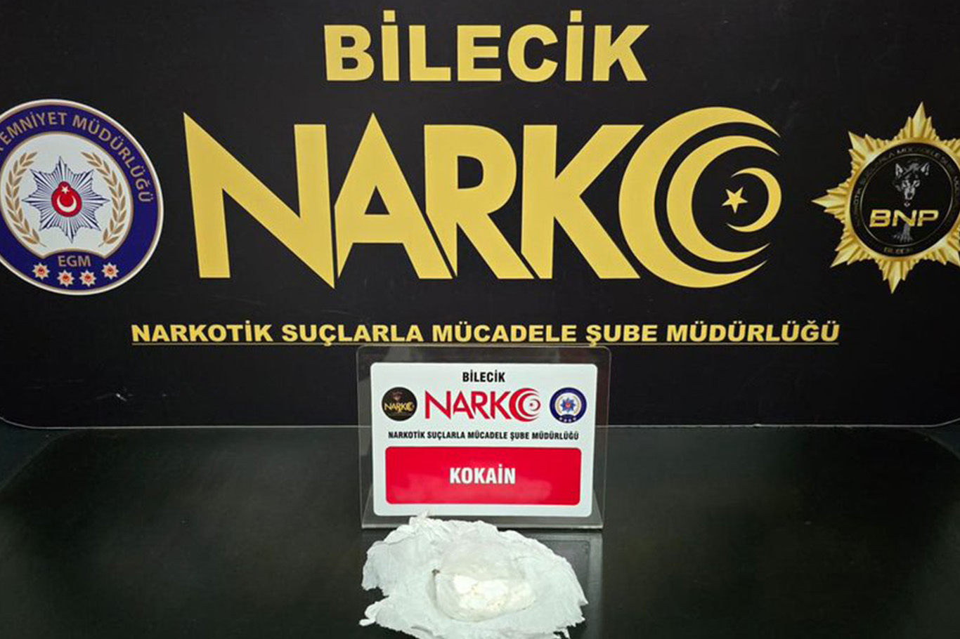 Bilecik'te kokain ele geçirildi: Bir şüpheli gözaltına alındı