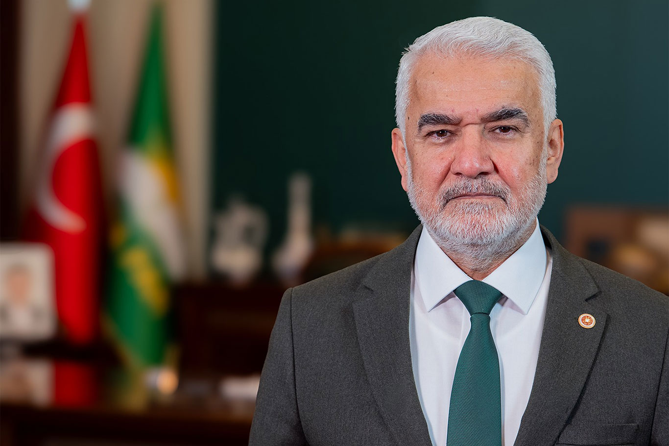 HÜDA PAR Genel Başkanı Yapıcıoğlu, HAMAS'ın yeni lideri Halil el-Hayye'yi tebrik etti