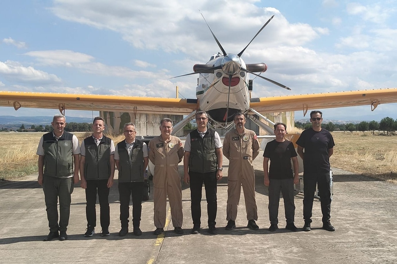 "Air Tractor" tipi yangın söndürme uçakları Bursa’da konuşlandırıldı