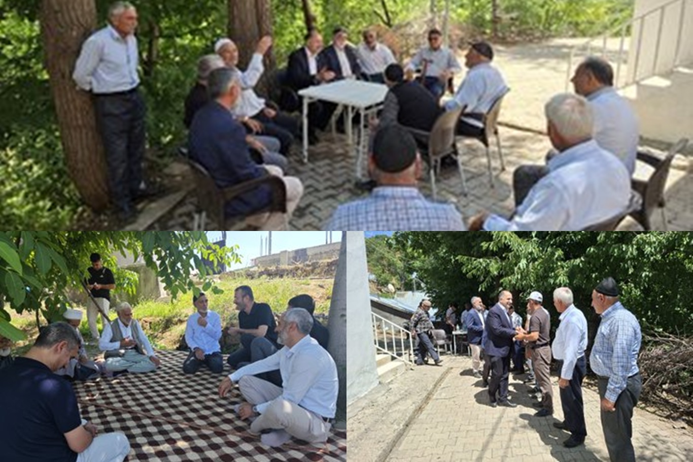 HÜDA PAR Bingöl İl Başkanlığından Çiçekdere köyüne ziyaret