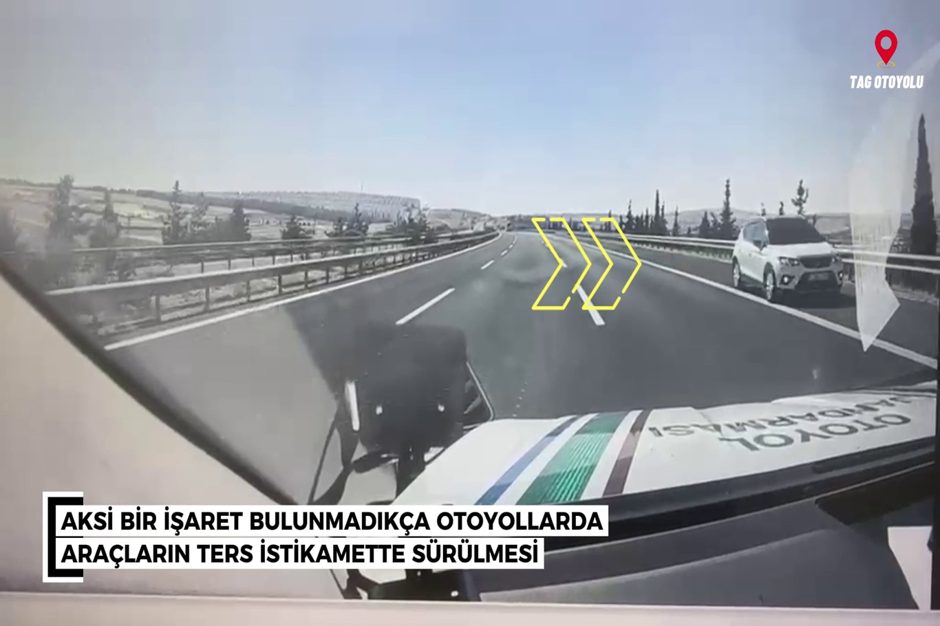 Gaziantep'te otoyolda ters yönde ilerleyen sürücüye 90 bin lira ceza