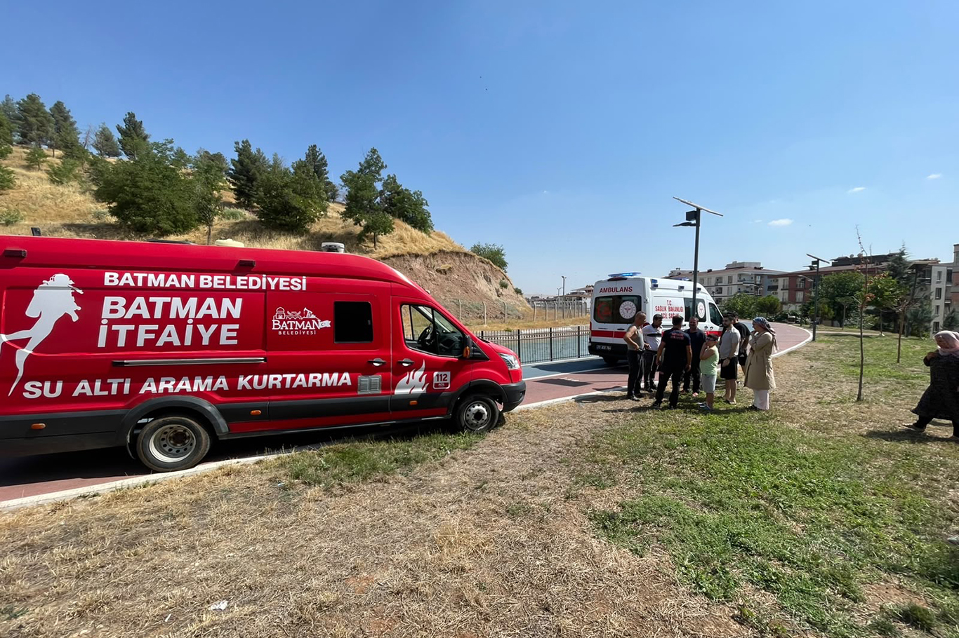 Batman’da sulama kanalına düşen kız çocuğu kurtarıldı