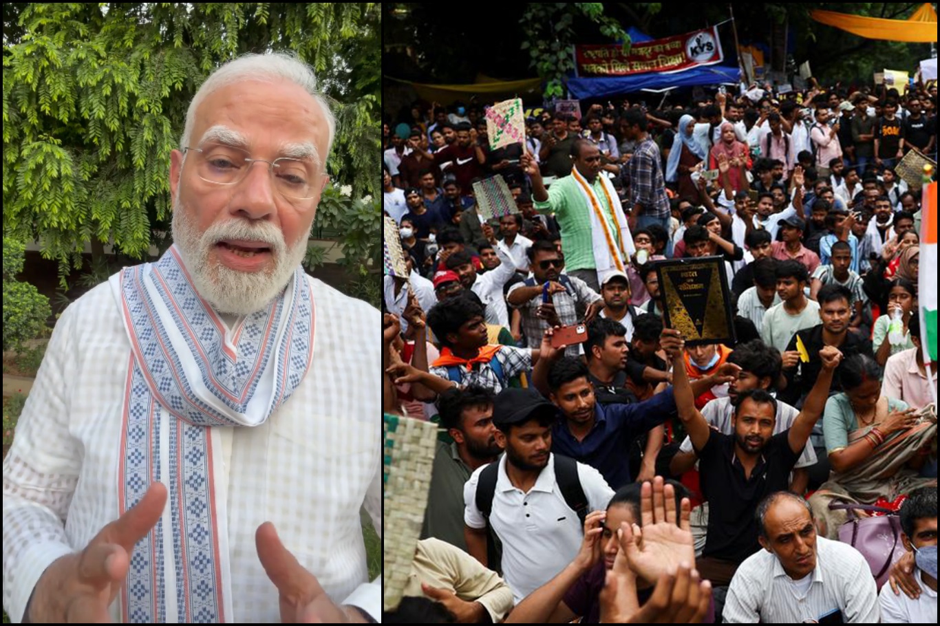 Protestolar sonuç verdi: Modi hükümeti sınav sistemini yeniden düzenliyor