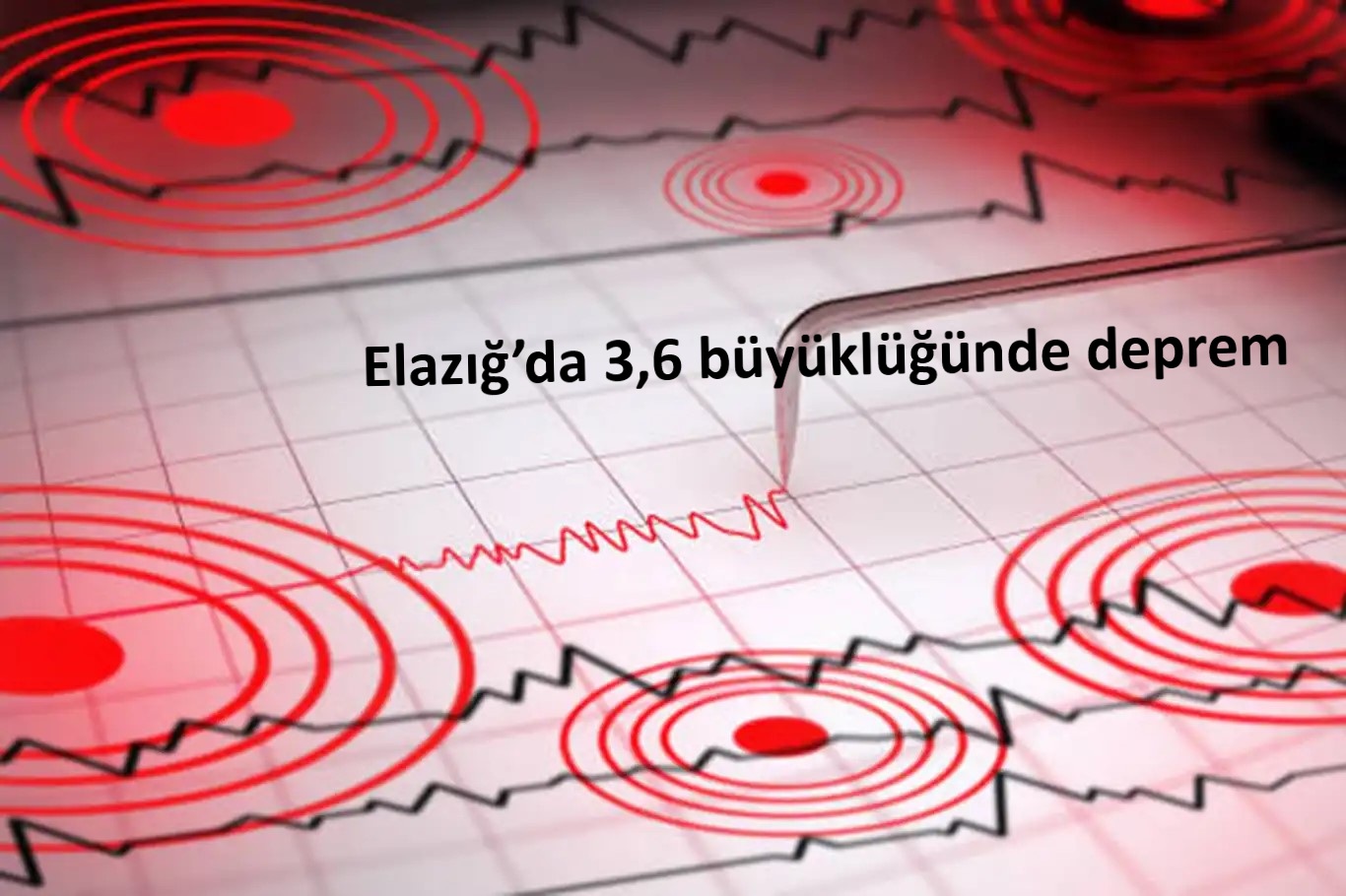 Elazığ’da 3,6 büyüklüğünde deprem
