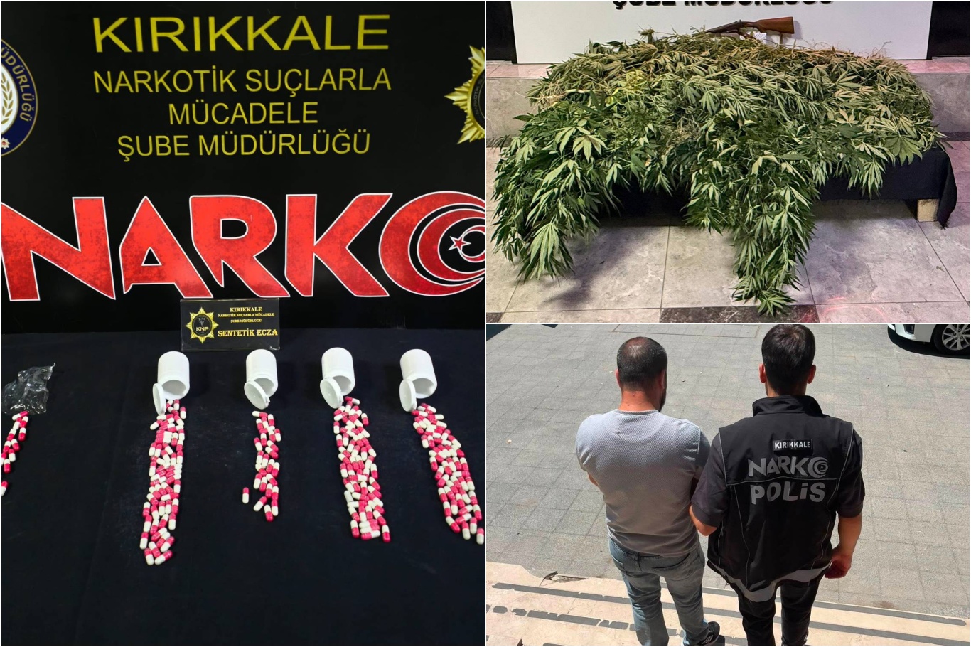 Kırıkkale'de uyuşturucu operasyonunda 1 şüpheli tutuklandı