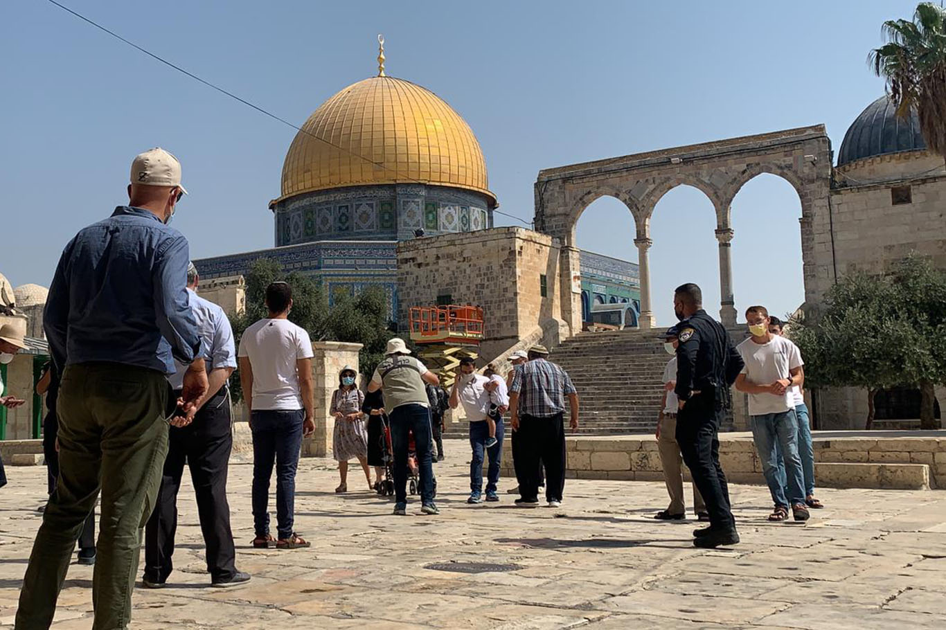 Mescid-i Aksa'da yeni provokasyon: 176 yerleşimci Talmud ayinleri yaptı