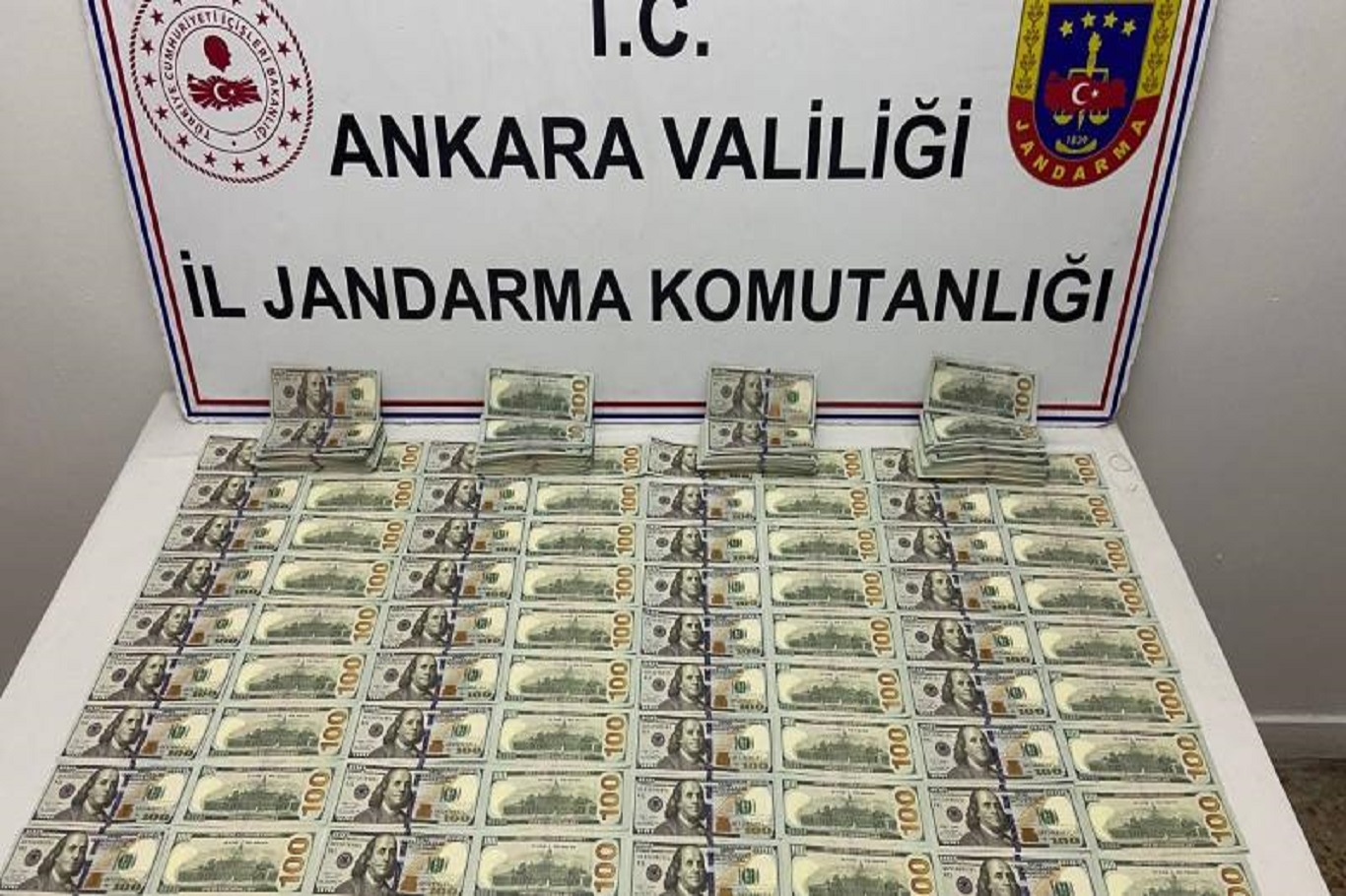 Ankara'da 80 bin sahte dolar ele geçirildi: 2 gözaltı