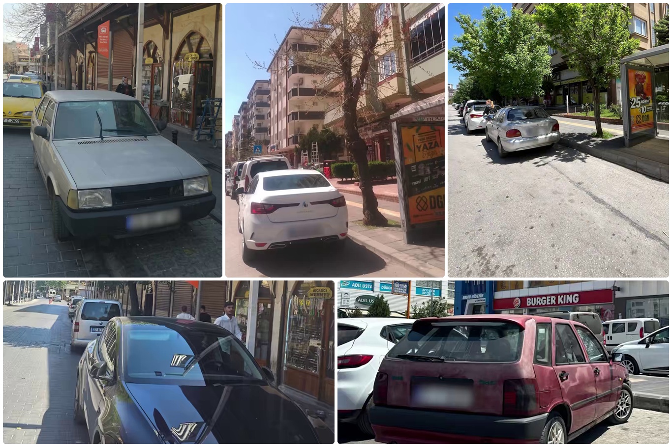 Gaziantep'te hatalı park eden 490 araca ceza