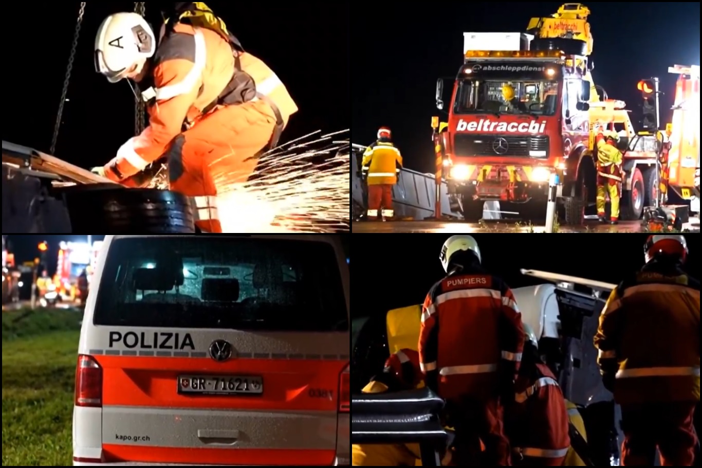 İsviçre'de tur otobüsü kazası: Çok sayıda ölü ve yaralı