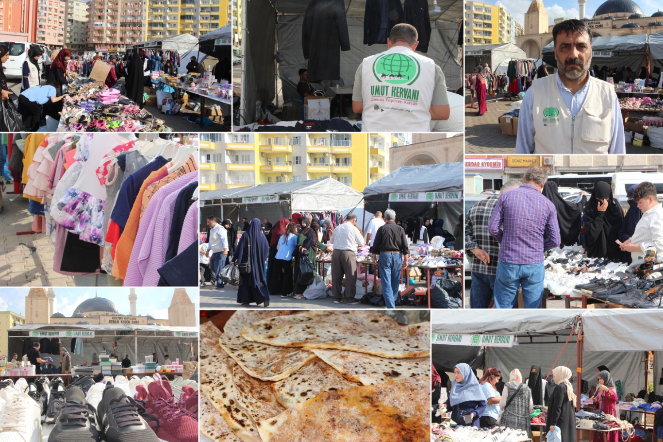 Umut Kervanı Kızıltepe’den ihtiyaç sahiplerine yönelik kermes