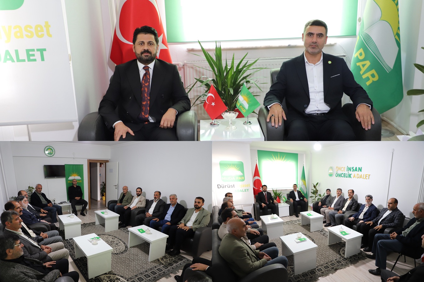 AK Parti Heyetinden HÜDA PAR Bingöl İl Başkanlığına ziyaret