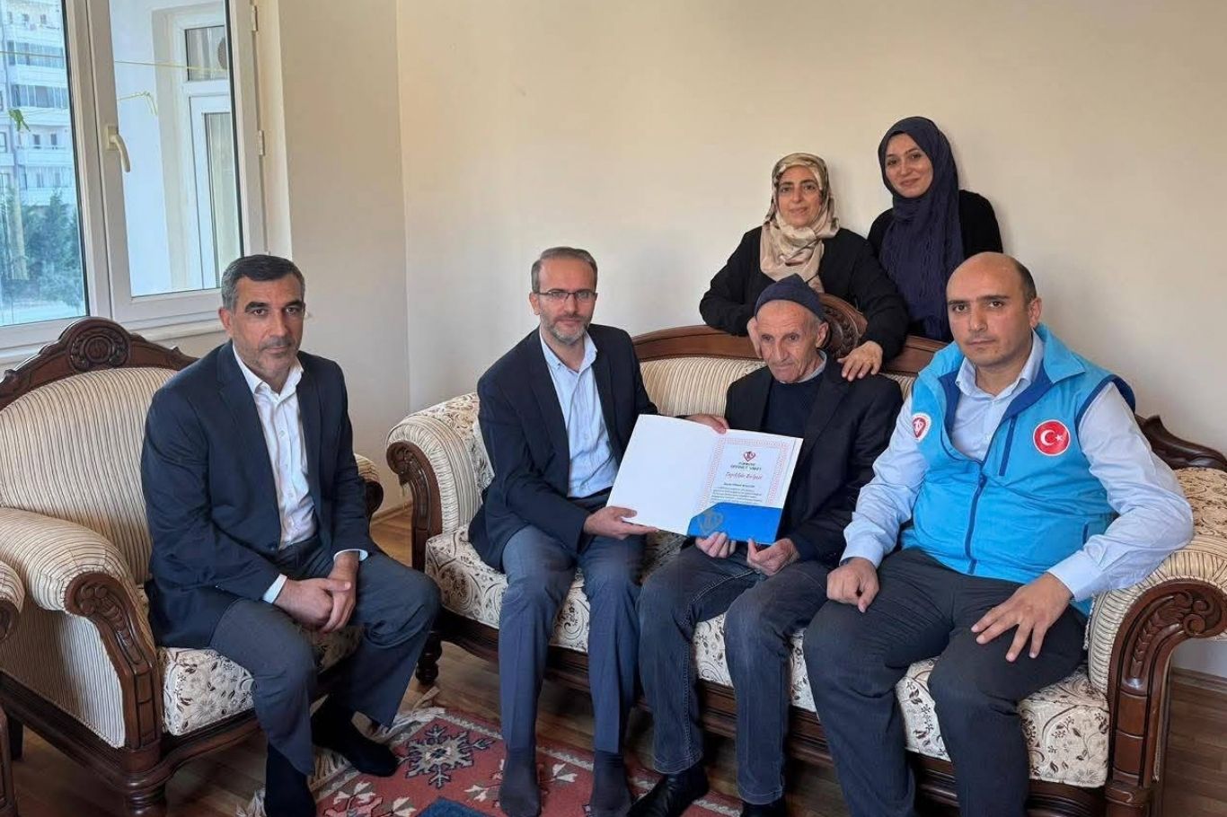 Alın teriyle aldığı dairesini Kur'an kursuna bağışladı
