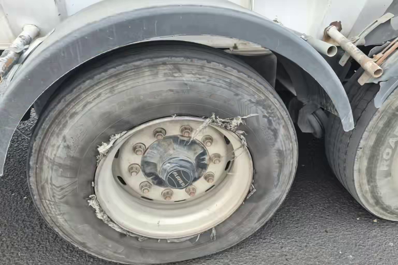 Gaziantep TAG Otoyolu'nda 25 araca lastik cezası