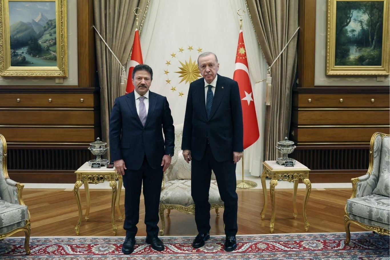 Cumhurbaşkanı Erdoğan, TESK Genel Başkanı'nı kabul etti