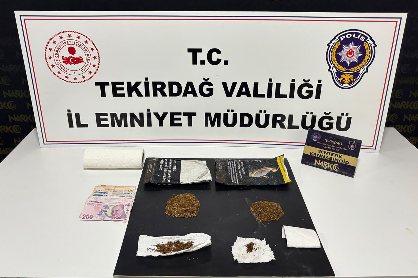 Tekirdağ’da uyuşturucu operasyonlarında 45 tutuklama