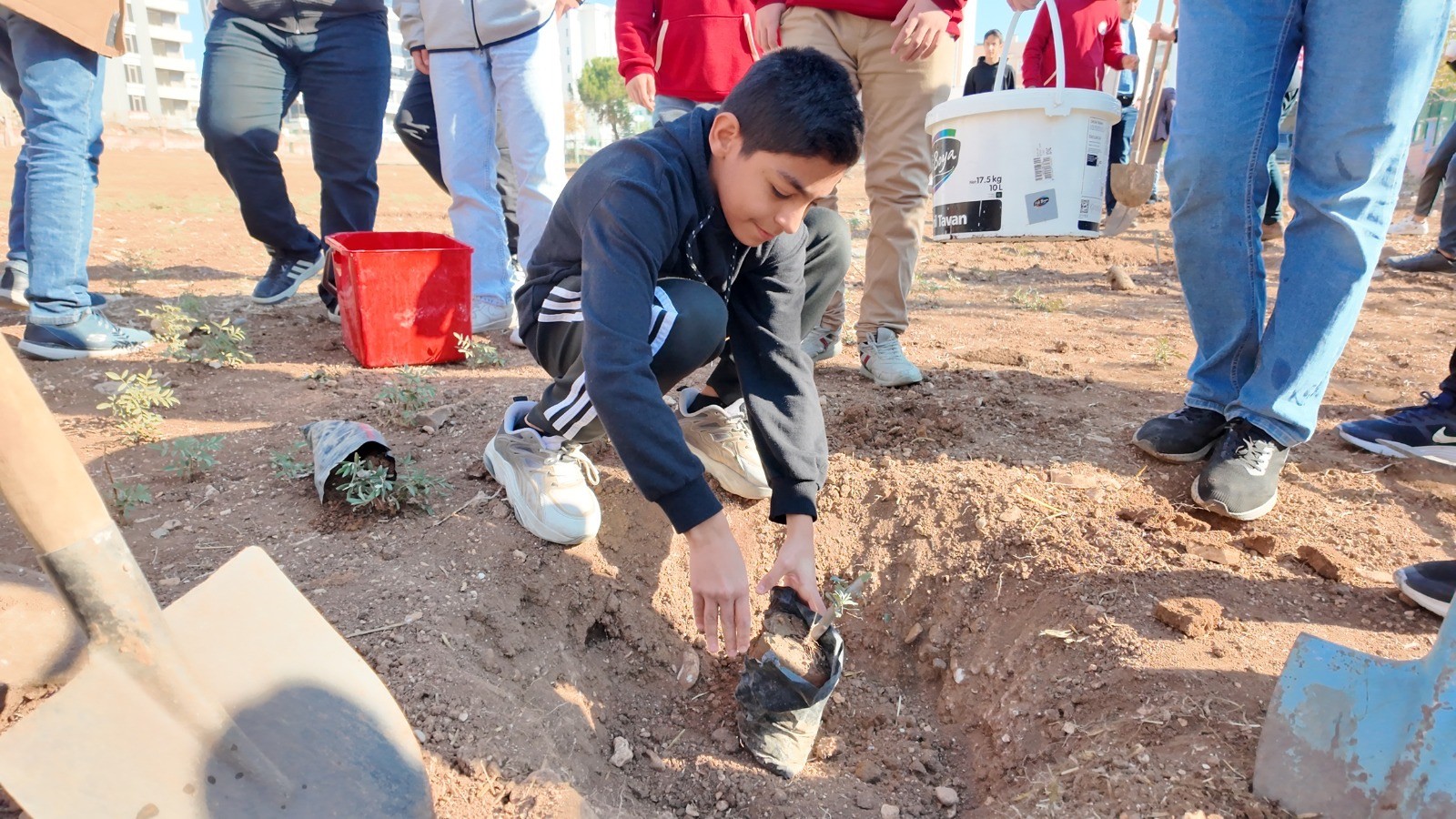 YEŞEREN OKULLAR PROJESİ İLE FİDANLAR TOPRAKLA BULUŞUYOR;