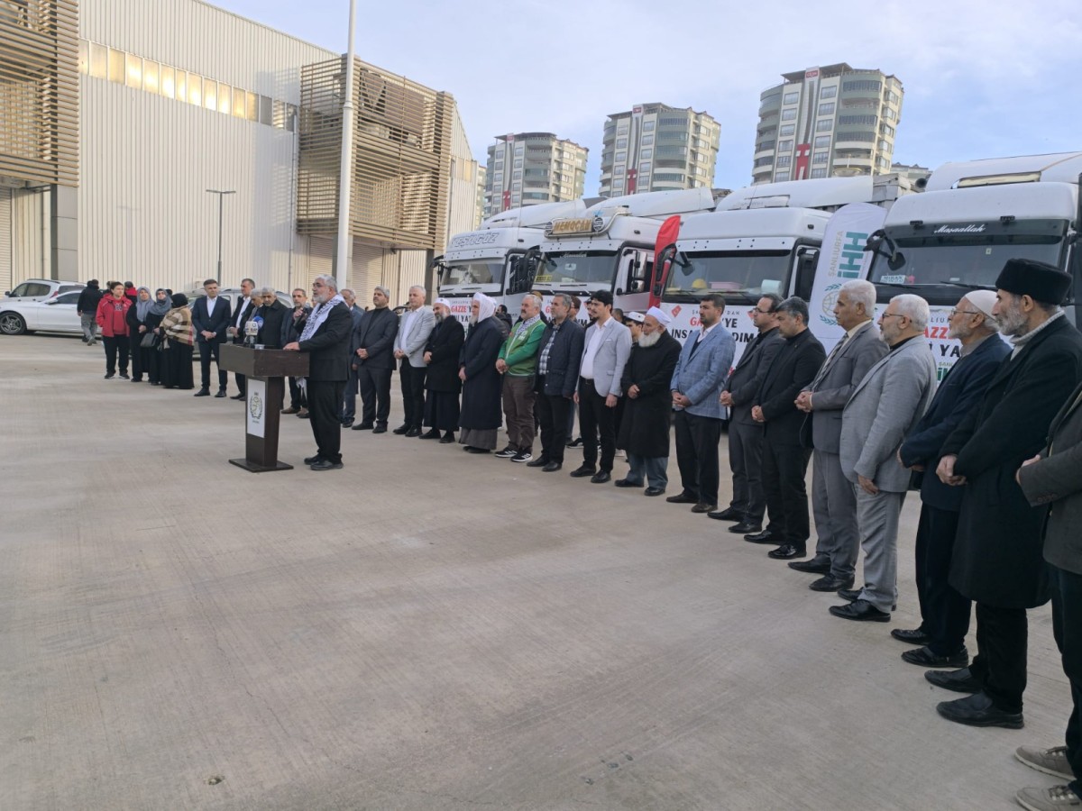 Şanlıurfa İHH, Gazze’ye 3. Yardım Konvoyu;