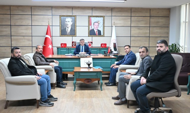 BAKKAL VE BAYİLER ODASI YÖNETİMİNDEN MÜLKİ AMİRLERE ZİYARET