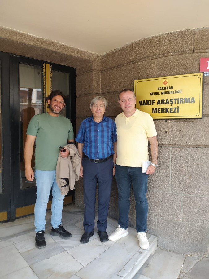 İki Urfalı, Başkent’te akademik bir çalışmada buluştu.;