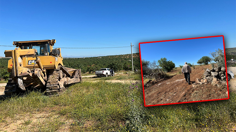 Esemkulu’da 750 yıllık fıstık ağaçları bulunan alanda “izinsiz” sondaj çalışması;